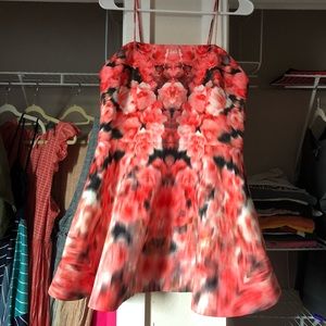 Floral cocktail dress
